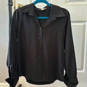 Notations Black Blouse Size M